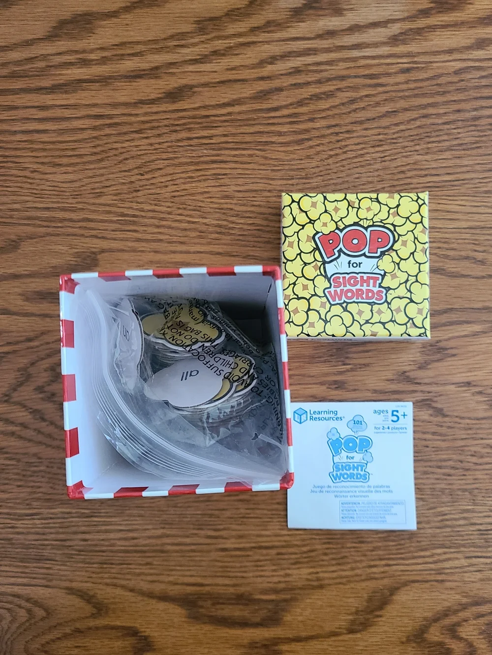 Learning Resources Pop For Sight Words Game